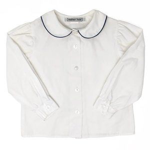 Andrew Todd Girls White Button Up Top